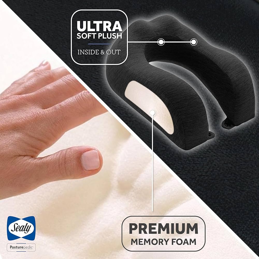 ♡SEALYシーリー 2WAY NECK PILLOW♡ Amazon.com: SEALY, Ergonomic Travel Pillow with Premium